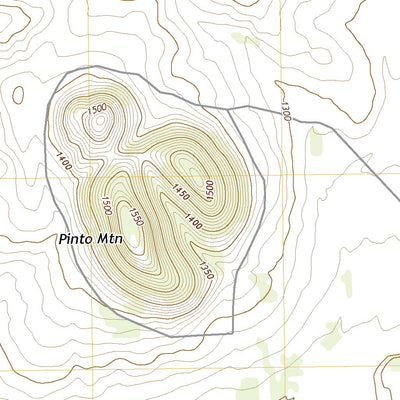 United States Geological Survey Pinto Mountain, TX (2022, 24000-Scale) digital map