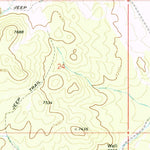 United States Geological Survey Pinto Spring, UT (1971, 24000-Scale) digital map