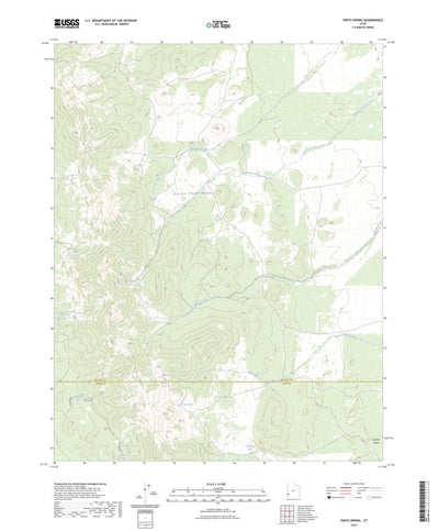 United States Geological Survey Pinto Spring, UT (2023, 24000-Scale) digital map