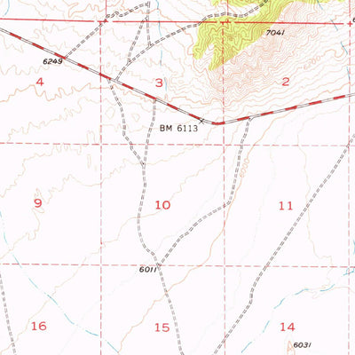 United States Geological Survey Pinto Summit, NV (1953, 62500-Scale) digital map