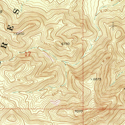 United States Geological Survey Pinto, UT (1972, 24000-Scale) digital map