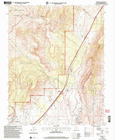 United States Geological Survey Pintura, UT (2002, 24000-Scale) digital map