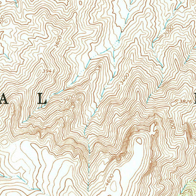 United States Geological Survey Pinyon Mountain, AZ (1964, 24000-Scale) digital map