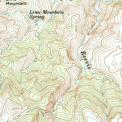United States Geological Survey Pinyon Mountain, AZ (1964, 24000-Scale) digital map