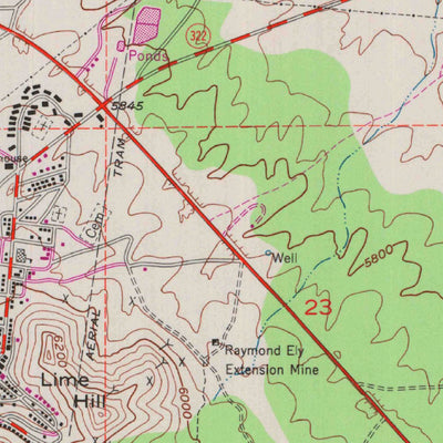 United States Geological Survey Pioche, NV (1953, 24000-Scale) digital map