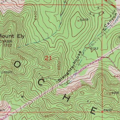 United States Geological Survey Pioche, NV (1953, 24000-Scale) digital map