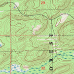 United States Geological Survey Pioneer Lake, WI (1981, 24000-Scale) digital map