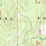 United States Geological Survey Pioneer Ridge, MT (1994, 24000-Scale) digital map