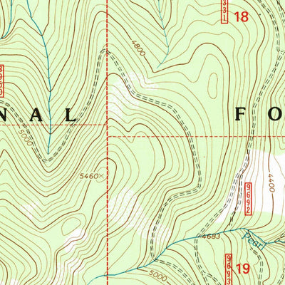 United States Geological Survey Pioneer Ridge, MT (1994, 24000-Scale) digital map