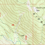 United States Geological Survey Pioneer Ridge, MT (1994, 24000-Scale) digital map
