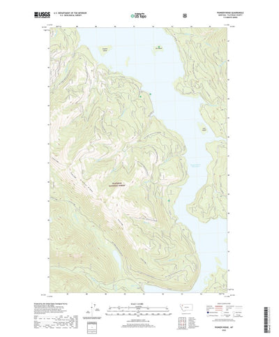 United States Geological Survey Pioneer Ridge, MT (2020, 24000-Scale) digital map