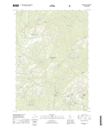 United States Geological Survey Pioneerville, ID (2020, 24000-Scale) digital map