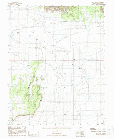 United States Geological Survey Pipe Valley, AZ (1988, 24000-Scale) digital map