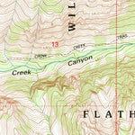 United States Geological Survey Piper-Crow Pass, MT (1994, 24000-Scale) digital map