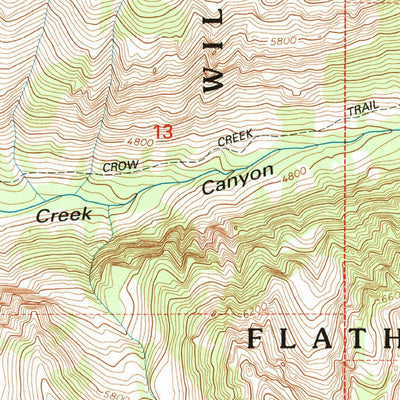 United States Geological Survey Piper-Crow Pass, MT (1994, 24000-Scale) digital map