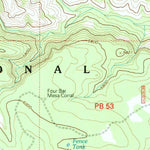 United States Geological Survey Pipestem Mountain, AZ (1997, 24000-Scale) digital map