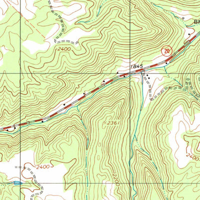 United States Geological Survey Pipestem, WV (1998, 24000-Scale) digital map