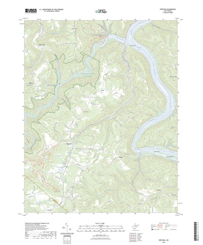 United States Geological Survey Pipestem, WV (2023, 24000-Scale) digital map