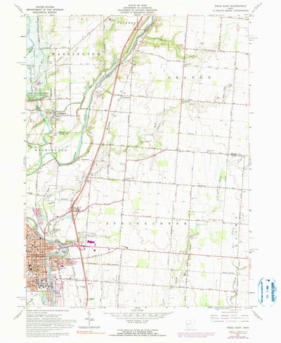 United States Geological Survey Piqua East, OH (1961, 24000-Scale) digital map
