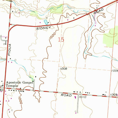United States Geological Survey Piqua East, OH (1961, 24000-Scale) digital map
