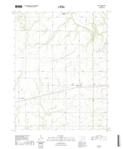 United States Geological Survey Piqua, KS (2022, 24000-Scale) digital map