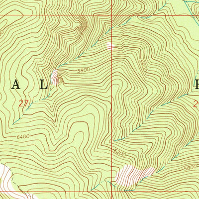 United States Geological Survey Piquett Creek, MT (1964, 24000-Scale) digital map