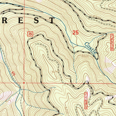 United States Geological Survey Piquett Creek, MT (1998, 24000-Scale) digital map