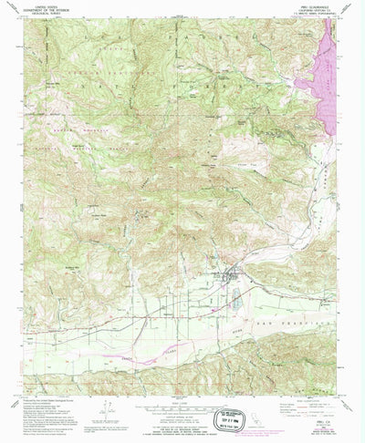 United States Geological Survey Piru, CA (1952, 24000-Scale) digital map