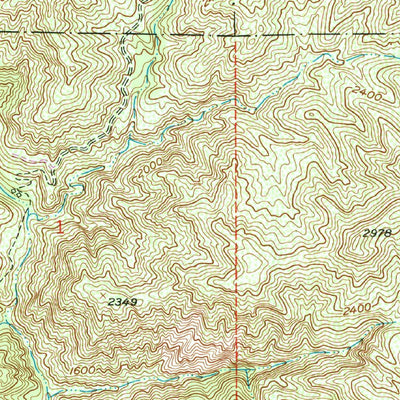 United States Geological Survey Piru, CA (1952, 24000-Scale) digital map