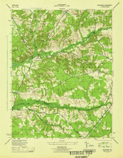 United States Geological Survey Piscataway, MD (1944, 31680-Scale) digital map