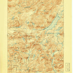 United States Geological Survey Piseco Lake, NY (1908, 62500-Scale) digital map