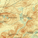 United States Geological Survey Piseco Lake, NY (1908, 62500-Scale) digital map