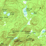 United States Geological Survey Piseco Lake, NY (1954, 62500-Scale) digital map