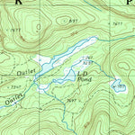 United States Geological Survey Piseco Lake, NY (1990, 25000-Scale) digital map