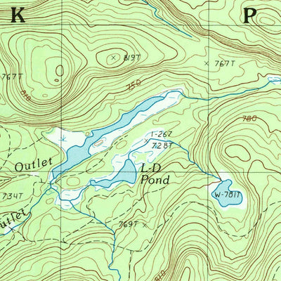 United States Geological Survey Piseco Lake, NY (1997, 25000-Scale) digital map