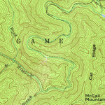 United States Geological Survey Pisgah Forest, NC (1965, 24000-Scale) digital map
