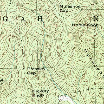 United States Geological Survey Pisgah Forest, NC (1997, 24000-Scale) digital map