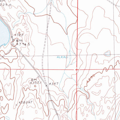 United States Geological Survey Pishkun Reservoir, MT (1987, 24000-Scale) digital map