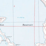 United States Geological Survey Pishkun Reservoir, MT (1987, 24000-Scale) digital map