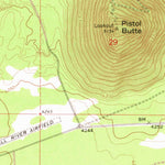 United States Geological Survey Pistol Butte, OR (1963, 24000-Scale) digital map
