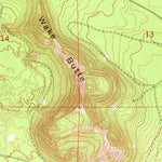 United States Geological Survey Pistol Butte, OR (1963, 24000-Scale) digital map