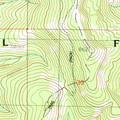United States Geological Survey Pistol Lake, ID (1990, 24000-Scale) digital map