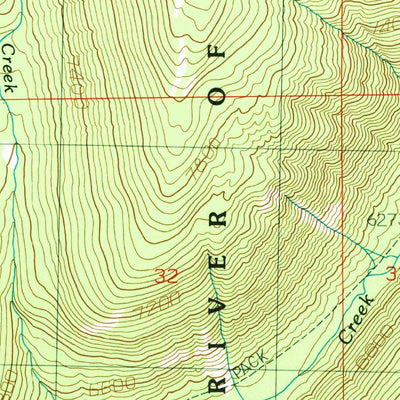 United States Geological Survey Pistol Lake, ID (1990, 24000-Scale) digital map