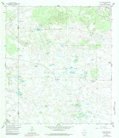 United States Geological Survey Pita Camp, TX (1956, 24000-Scale) digital map