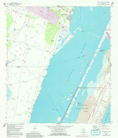United States Geological Survey Pita Island, TX (1969, 24000-Scale) digital map