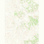 United States Geological Survey Pitch Draw, WY (1971, 24000-Scale) digital map