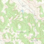 United States Geological Survey Pitch Draw, WY (1971, 24000-Scale) digital map