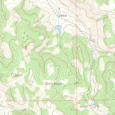 United States Geological Survey Pitch Draw, WY (1971, 24000-Scale) digital map