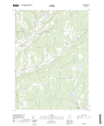 United States Geological Survey Pitcher, NY (2023, 24000-Scale) digital map