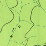 United States Geological Survey Pitcher Ridge, TN (1936, 24000-Scale) digital map